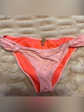 Victoria's Secret Pink and Coral Bikini Bottom